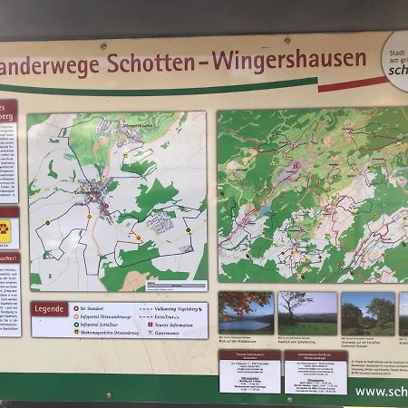 Landhaus inklusive Parkplatz Schotten Exterior foto