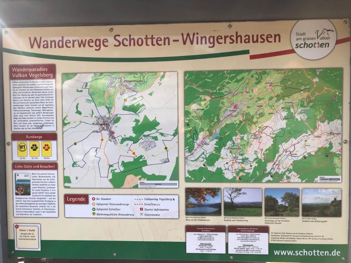 Landhaus inklusive Parkplatz Schotten Exterior foto